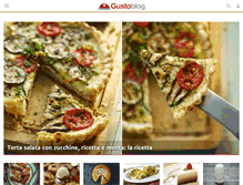 Tablet Screenshot of gustoblog.it